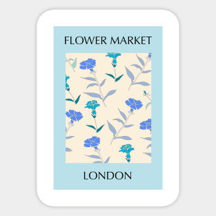 Flower Market London Sticker